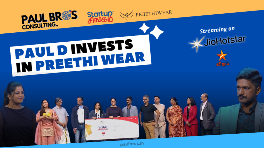 Paul D Invests in Preethi Wear: Funding for Women Entrepreneurs in India's Maternity Wear Boom